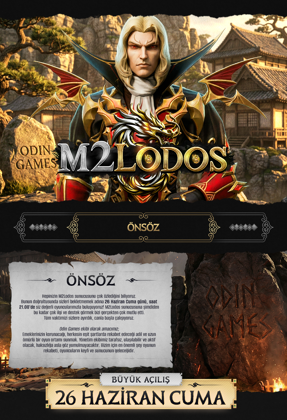 M2Lodos Açılışı
